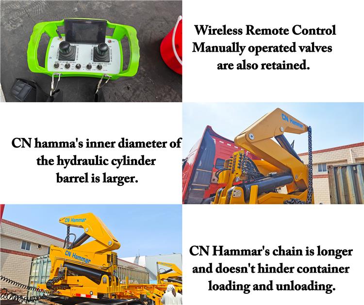 Used CN 40 ft Hammar Container Side Loader Trailer for Sale In East Timor
