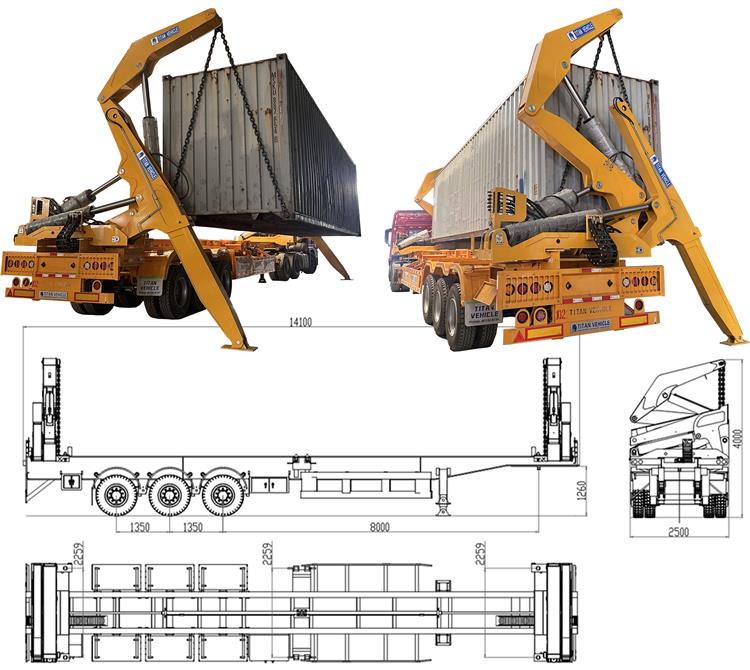 20/40ft Side Loader Trailer for Sale In Guyana