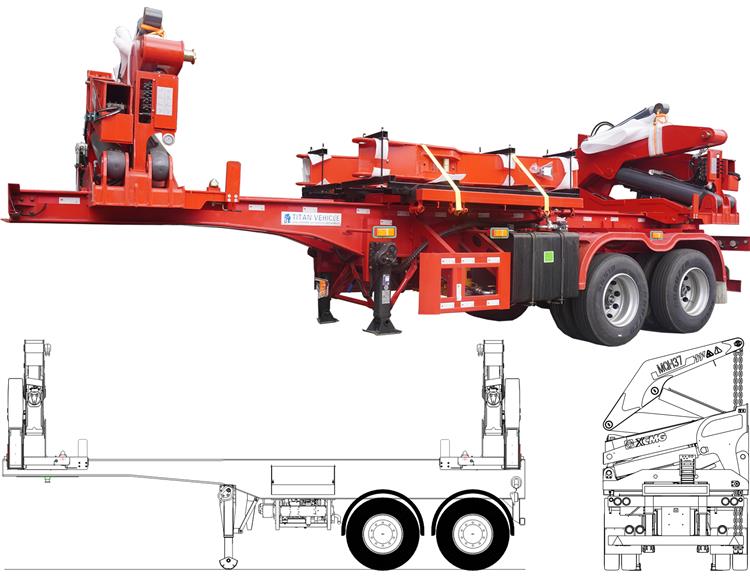 20ft Side Loader Trailer for Sale In Guyana