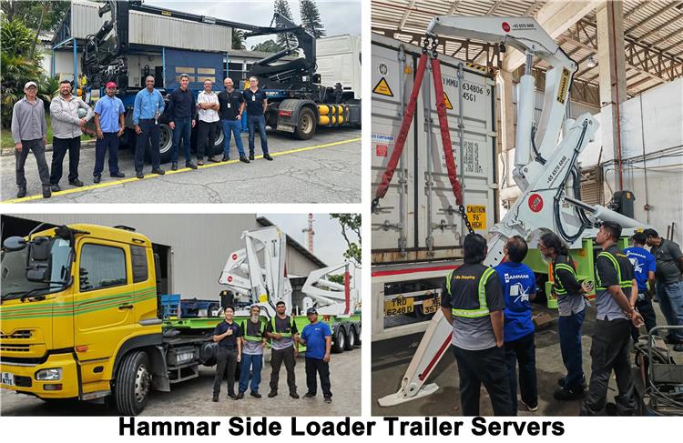 Hammar 160C Sideloader Trailer for Sale In Guyana