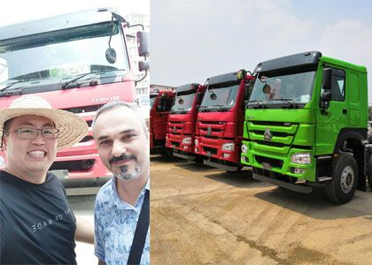 TITAN VEHICLE HOWO tractor will be delivery at today 