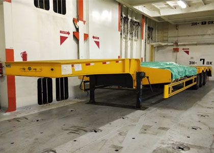 TITAN 80t Lowbed trailer to Djibouti Port !