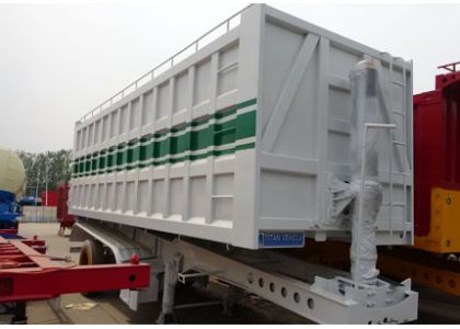Sales -60t tri-axle end tipper trailer-USD14600