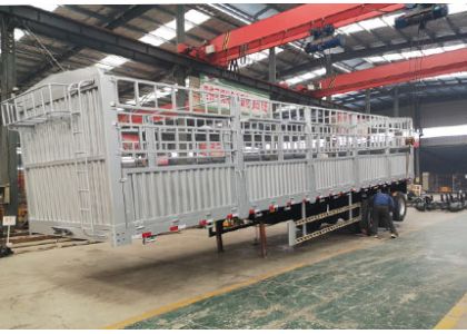 TITAN 3 axle Fence Cargo semi trailers are ready now