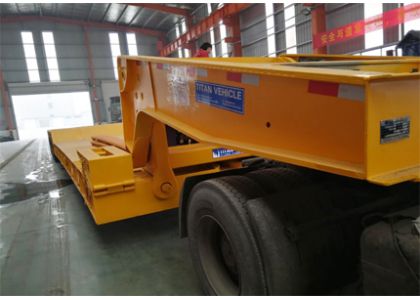 New 80T detachable gooseneck lowboy trailers