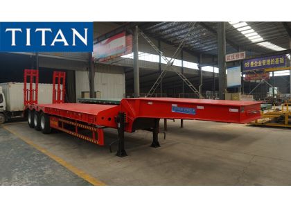 High quality Low bed Trailer/lowbed Semi Trailer-  What's a low bed trailer?How to choose?