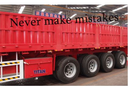 side wall semi trailer/flatbed trailer with wall- There is a problem with the semi trailer you have chosen.