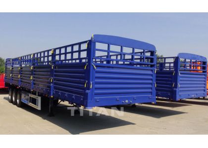 Bulk Cargo Transport Fence Semi Trailer Side Wall Semi Trailer-TITAN Vehicle