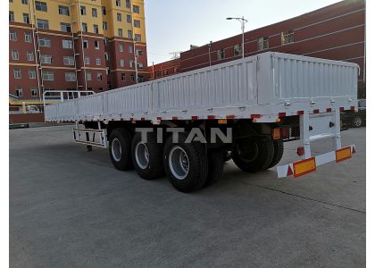 TITAN 3 axles 60 ton side wall trailer ready to send to Africa