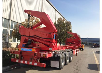 TITAN container side loader trailer will be sent to Babu new guinea