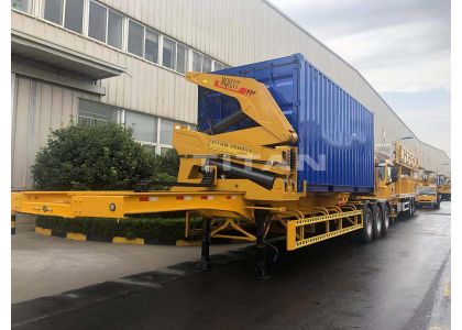 New 40ft container side lifter trailer ready for shipment -TITAN Vehicle