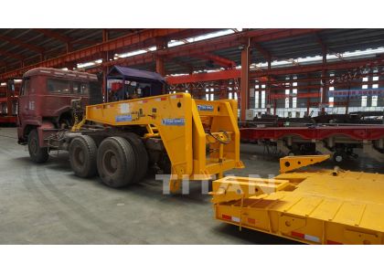 How to Load a Removable Gooseneck Low bed Trailer？