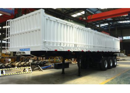 TITAN new drop side wall trailer ready for shipment