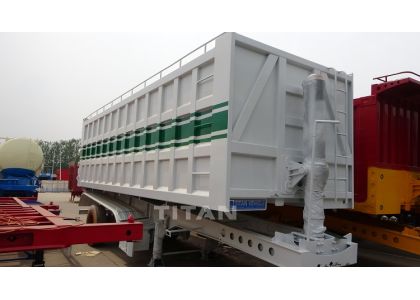 TITAN tipper trailer is waiting to be sent to Mozambique