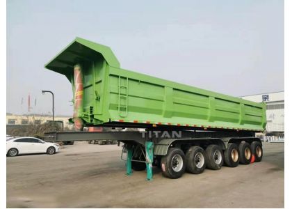 What is a tipper trailer?-TITAN 6 axles rear tipper semi trailer