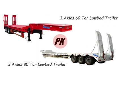 What's the difference between low load trailer with different load?